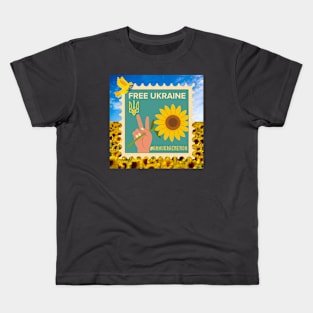 Free Ukraine Kids T-Shirt